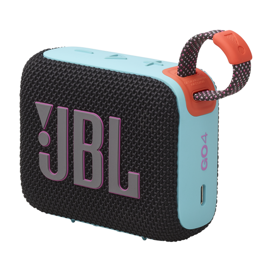 JBL Go 4 - Black and Orange - Ultra-Portable Bluetooth Speaker - Detailshot 1 image number null